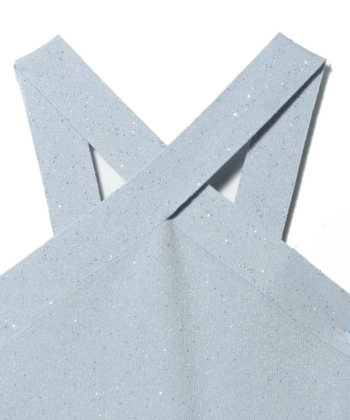 「COLUMN」 ノースリーブニット「permanentコラボ」 FREE ブラック レディース_画像3