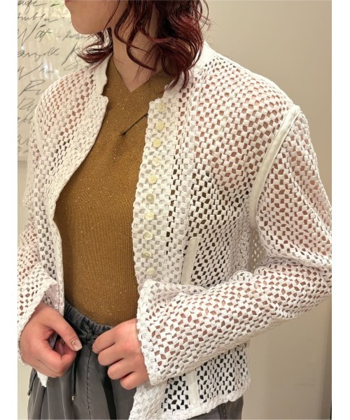 「COLUMN」 ノースリーブニット「permanentコラボ」 FREE ブラック レディース_画像5