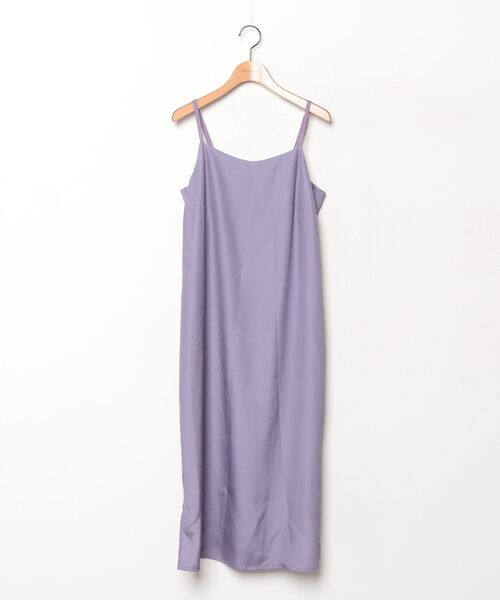 「kaene」 長袖ワンピース 36 パープル レディース_画像3