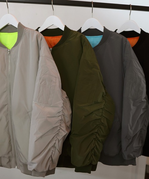 「Mili affinity」 ブルゾン FREE ブラック レディース_画像3