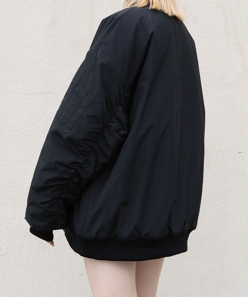 「Mili affinity」 ブルゾン FREE ブラック レディース_画像7