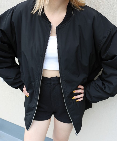 「Mili affinity」 ブルゾン FREE ブラック レディース_画像9