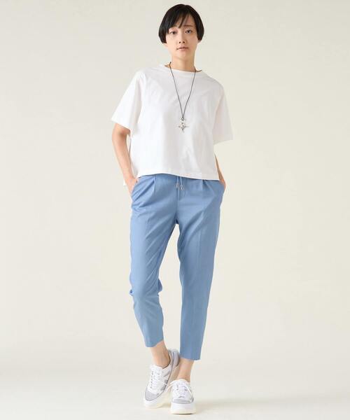 「martinique」 スラックス 1 サックスブルー レディース_画像4