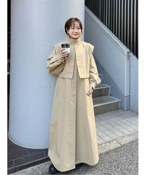 新品　未使用　allureville アルアバイル ロング　スプリング　コート allureville（アルアバイル） コート チェスターコート スプリット
