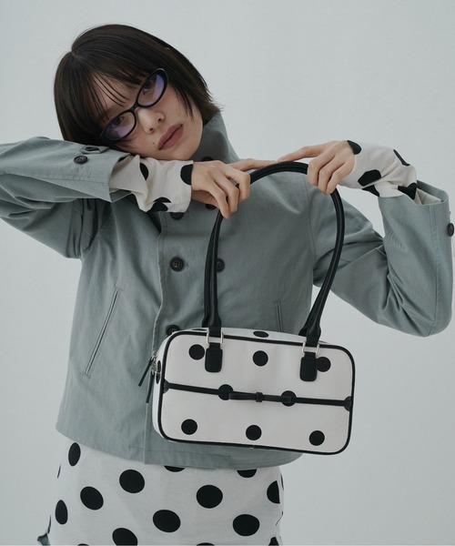 【新品未使用】LeSportsac リボンドット柄 ボストンバッグ FEKETE（フェケテ） ボストンバッグ polka dot ribbon boston / ドット