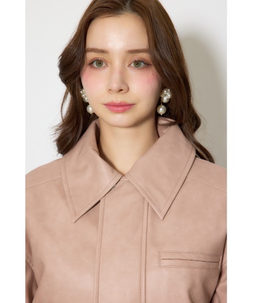 rienda（リエンダ） レザージャケット ライダース ライナー付き