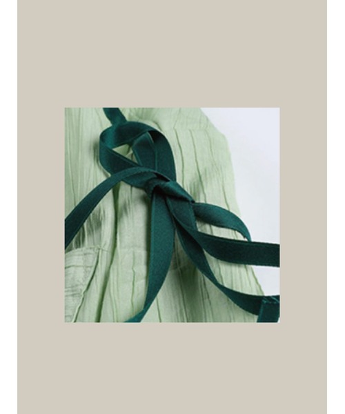 「LA POMME petit」 長袖シャツ SMALL ライトグリーン レディース_画像5