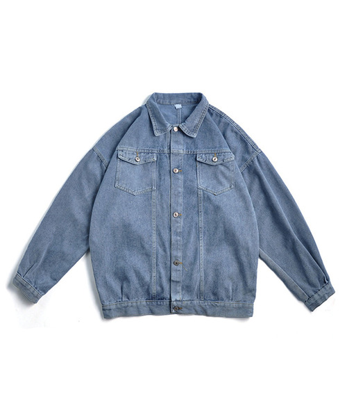 「DEVICE」 デニムジャケット FREE ブルー メンズ_画像4