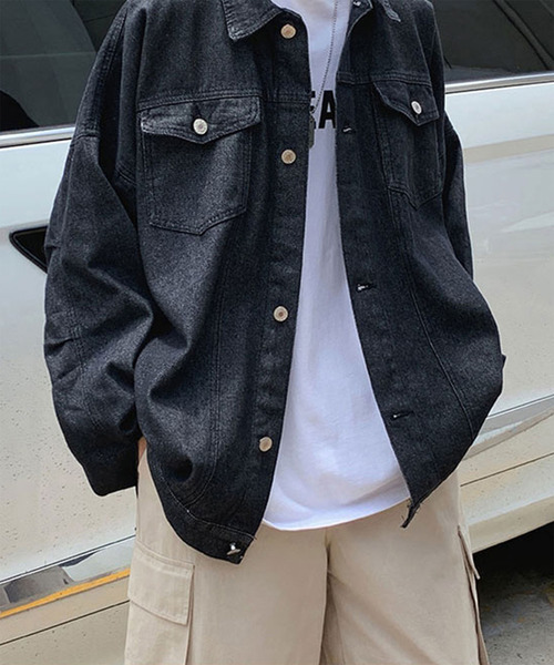 「DEVICE」 デニムジャケット FREE ブルー メンズ_画像5