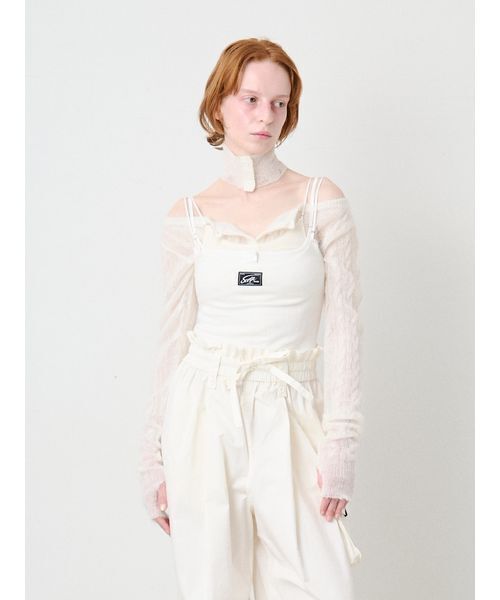 SORIN（ソリン） カーディガン Sheer Mohair Cable Cardigan