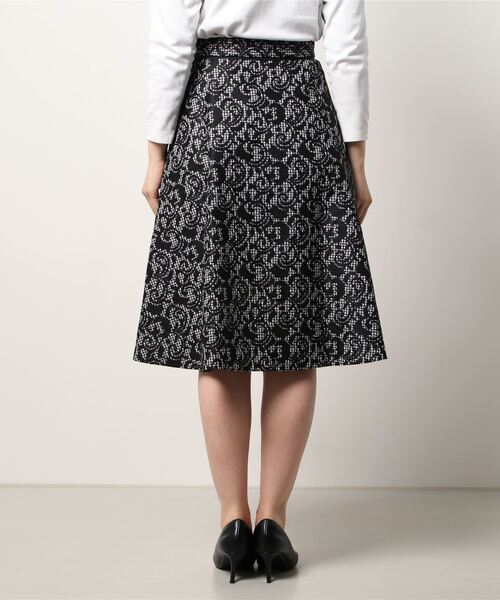 「UNIVERVAL MUSE」 フレアスカート 2 ブラック レディース_画像3