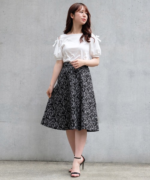 「UNIVERVAL MUSE」 フレアスカート 2 ブラック レディース_画像5