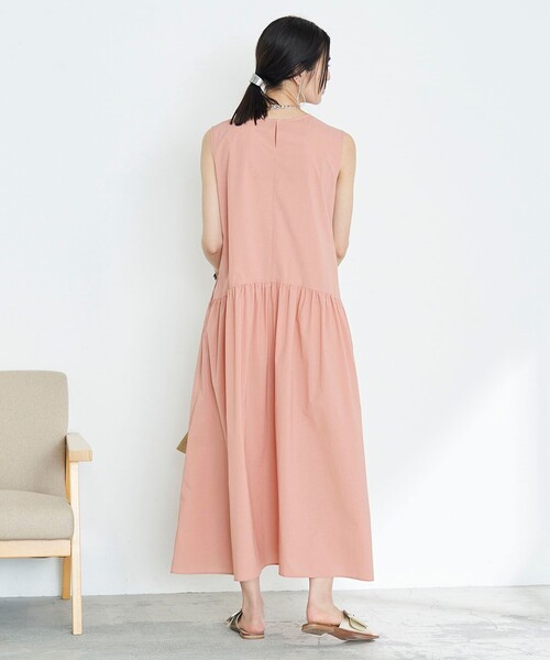 「NOLLEY'S」 ノースリーブワンピース 36 ピンク レディースの画像