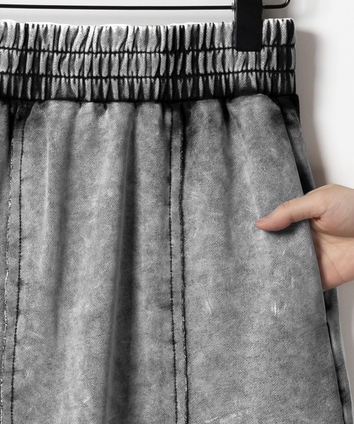 「me+em select」 ロングスカート SMALL グレー レディース_画像4
