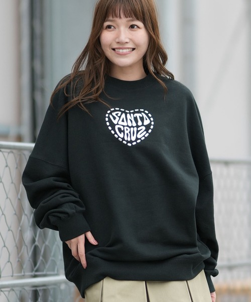 TTPD クルーネックスウェット XS SANTA CRUZ（サンタクルーズ） トレーナー スウェット METALIC HEART