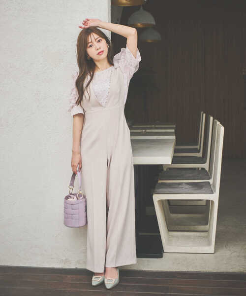 「PROPORTION BODY DRESSING」 オーバーオール MEDIUM ベージュ レディース