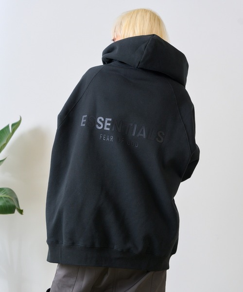 【美品】FOG ESSENTIALS パーカー ブラック XL 美品 FOG ESSENTIALS（エフオージーエッセンシャルズ） パーカー FOG