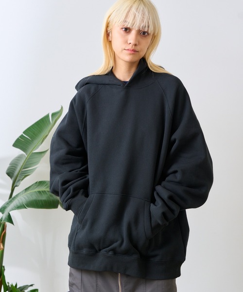 ESSENTIALS◇21SS/パーカー/M/コットン/KHK/Rubber Logo Pullover