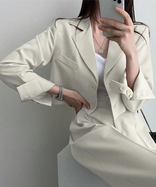 「DAY CLOSET」 セットアップ M ブラウン レディース_画像2