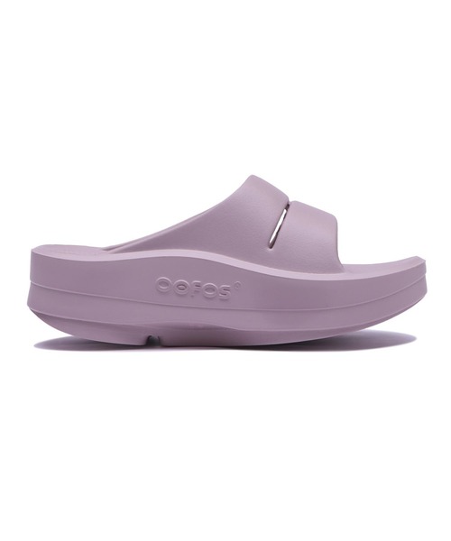 「OOFOS」 ヒールサンダル 6 ピンク レディース_画像9