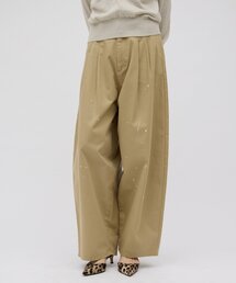 【新品】Whim Gazette ペイントタックチノパンツ Whim Gazette（ウィム ガゼット） ワイドパンツ チノパン ペイント