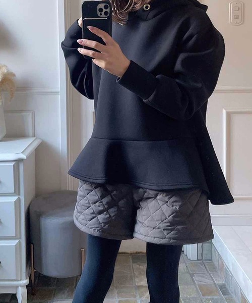 「M y u」 ショートパンツ FREE ブラック レディース_画像6