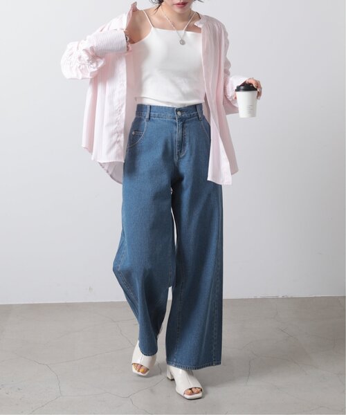 「RAY CASSIN」 デニムパンツ 2 ブルー レディース_画像9