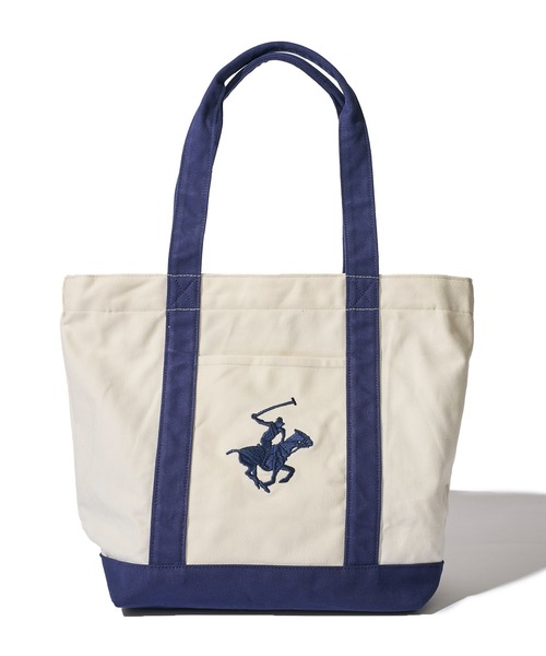 「BEVERLY HILLS POLO CLUB」 トートバッグ FREE ネイビー レディース_画像2