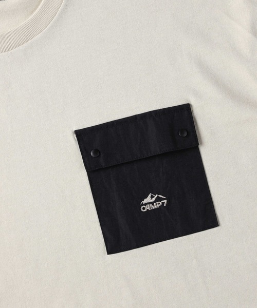 「CAMP7」 半袖Tシャツ L ホワイト メンズ_画像2