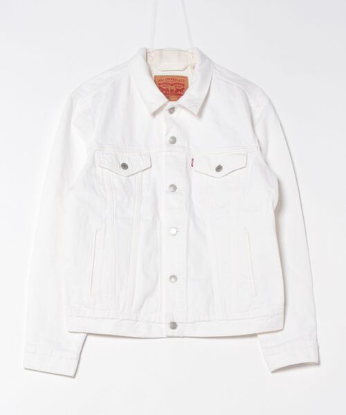 「Levi's」 デニムジャケット L ホワイト メンズ_画像2