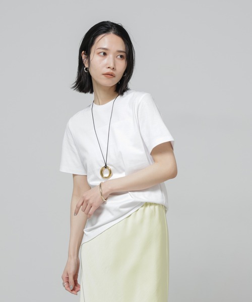 tシャツ Anti Soaked(R) 汗染み防止クルーネックTシャツ レディースの画像
