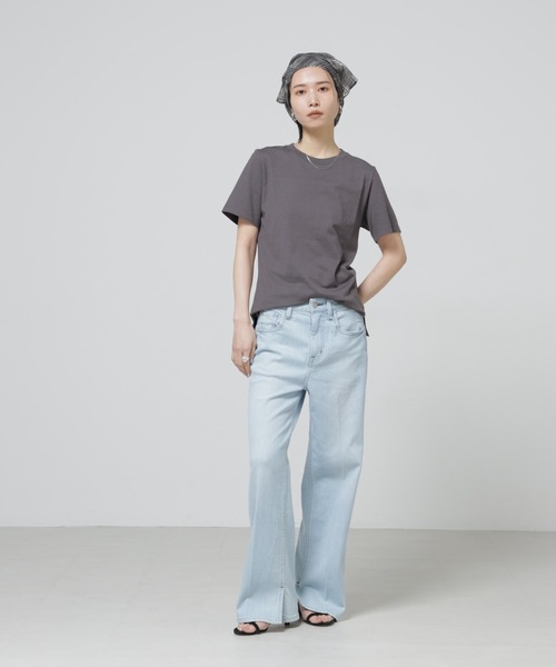 tシャツ Anti Soaked(R) 汗染み防止クルーネックTシャツ レディースの画像