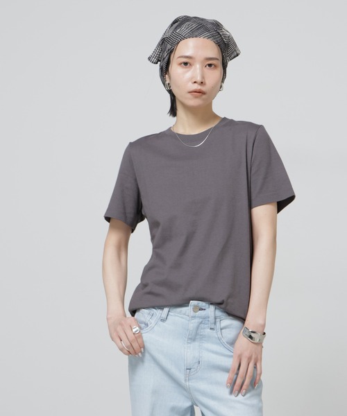 tシャツ Anti Soaked(R) 汗染み防止クルーネックTシャツ レディースの画像