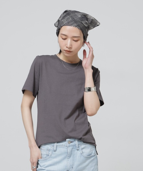 tシャツ Anti Soaked(R) 汗染み防止クルーネックTシャツ レディースの画像