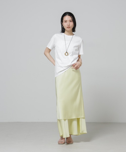 tシャツ Anti Soaked(R) 汗染み防止クルーネックTシャツ レディースの画像