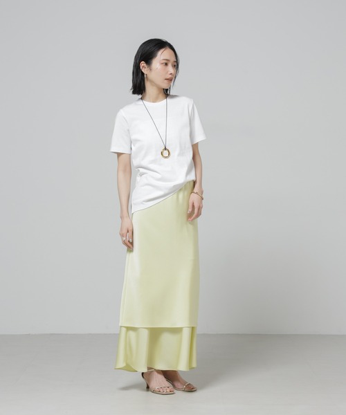 tシャツ Anti Soaked(R) 汗染み防止クルーネックTシャツ レディースの画像
