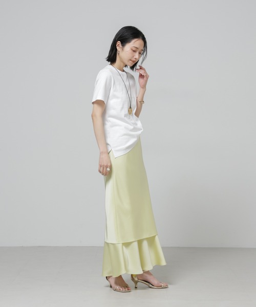 tシャツ Anti Soaked(R) 汗染み防止クルーネックTシャツ レディースの画像