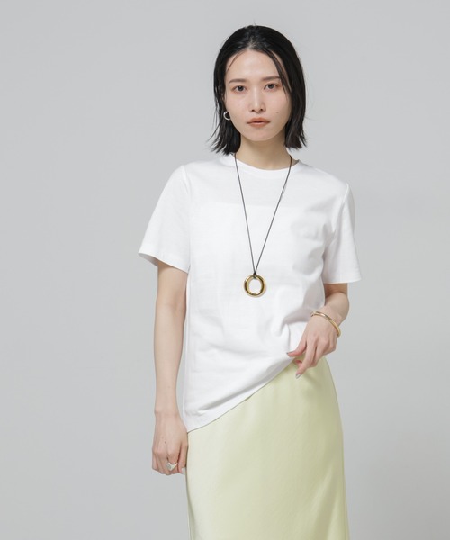tシャツ Anti Soaked(R) 汗染み防止クルーネックTシャツ レディースの画像