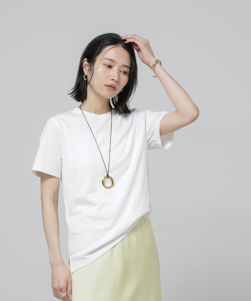 tシャツ Anti Soaked(R) 汗染み防止クルーネックTシャツ レディースの画像