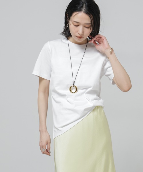 tシャツ Anti Soaked(R) 汗染み防止クルーネックTシャツ レディースの画像