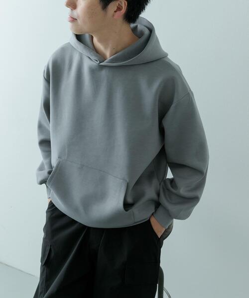 「ITEMS URBANRESEARCH」 プルオーバーパーカー MEDIUM グレー メンズ_画像5
