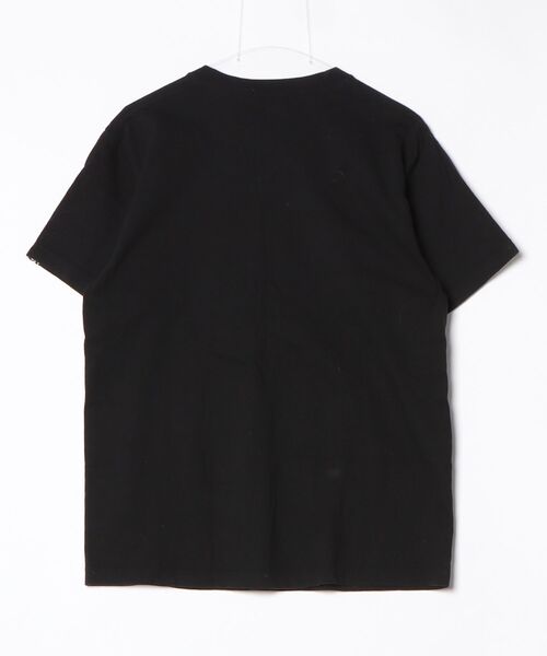 「DOUBLE STEAL」 半袖Tシャツ L ブラック メンズ_画像2