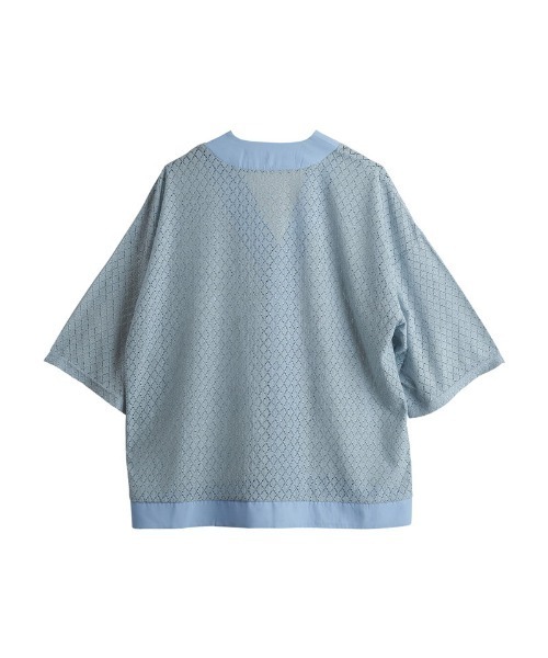 「NO ID.」 半袖シャツ ONE SIZE ブラック メンズ_画像8