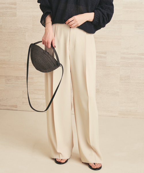 plage（プラージュ） スラックス パンツ 2 Tuck Elegant パンツ