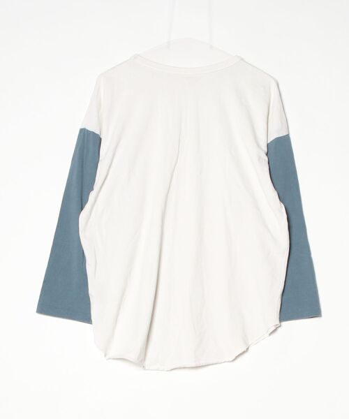 「BEAMS BOY」 長袖カットソー ONE SIZE ブルー レディース_画像2