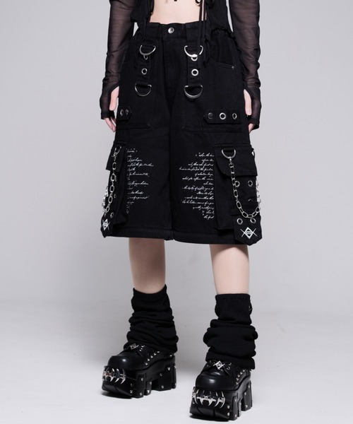 REFLEM（レフレム） ワイドパンツ パンツ 「REFLEM/レフレム」プリント