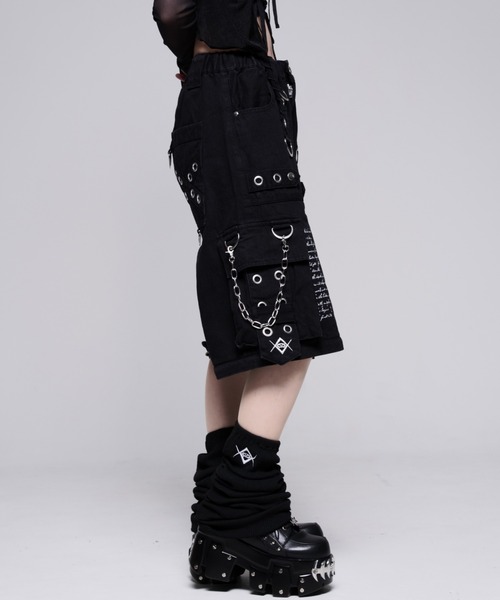 REFLEM（レフレム） ワイドパンツ パンツ 「REFLEM/レフレム」プリント