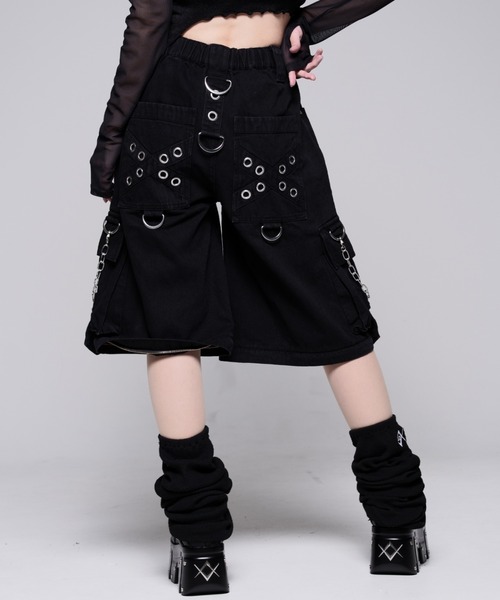 REFLEM（レフレム） ワイドパンツ パンツ 「REFLEM/レフレム」プリント