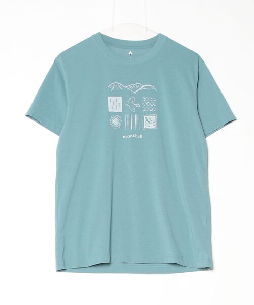 mont-bell（モンベル） 半袖Tシャツ S グリーン メンズ : ZOZOTOWN