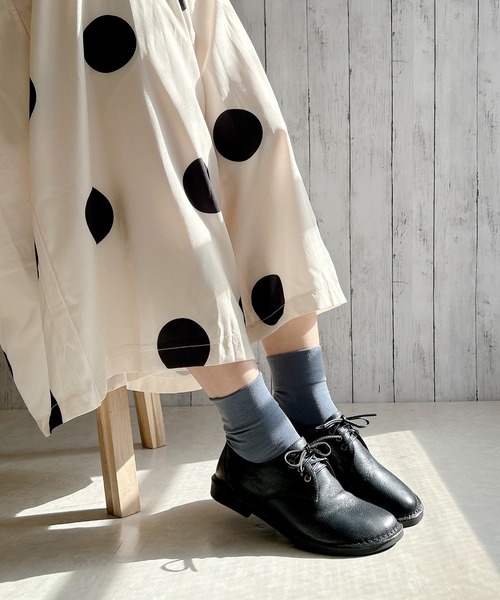 「Hina Green Label」 シューズ 23cm ブラック×ブラック レディース_画像7